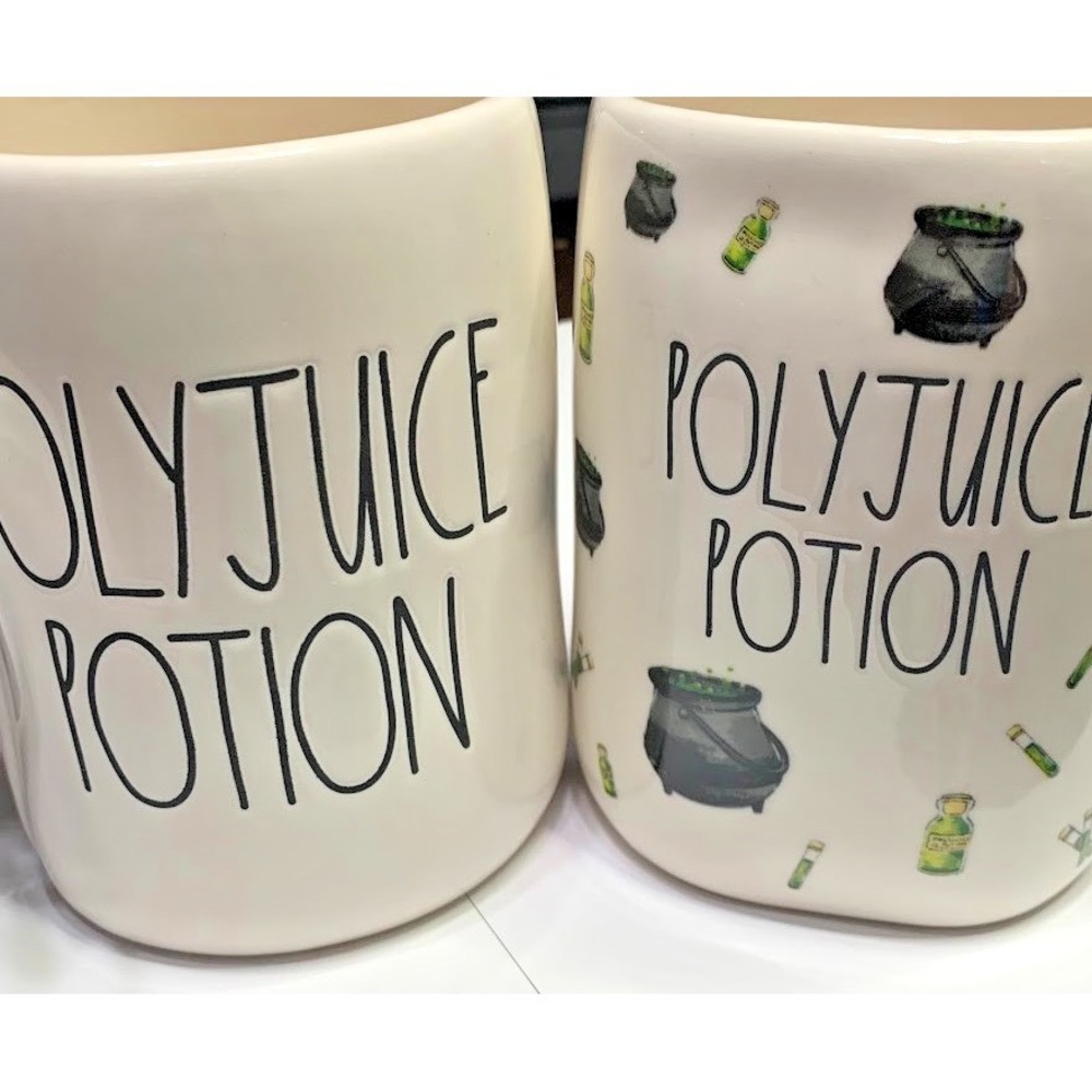 Rae Dunn Artisan Collection Harry Potter Polyjuice Potion Mug Set of 2‎ NEW